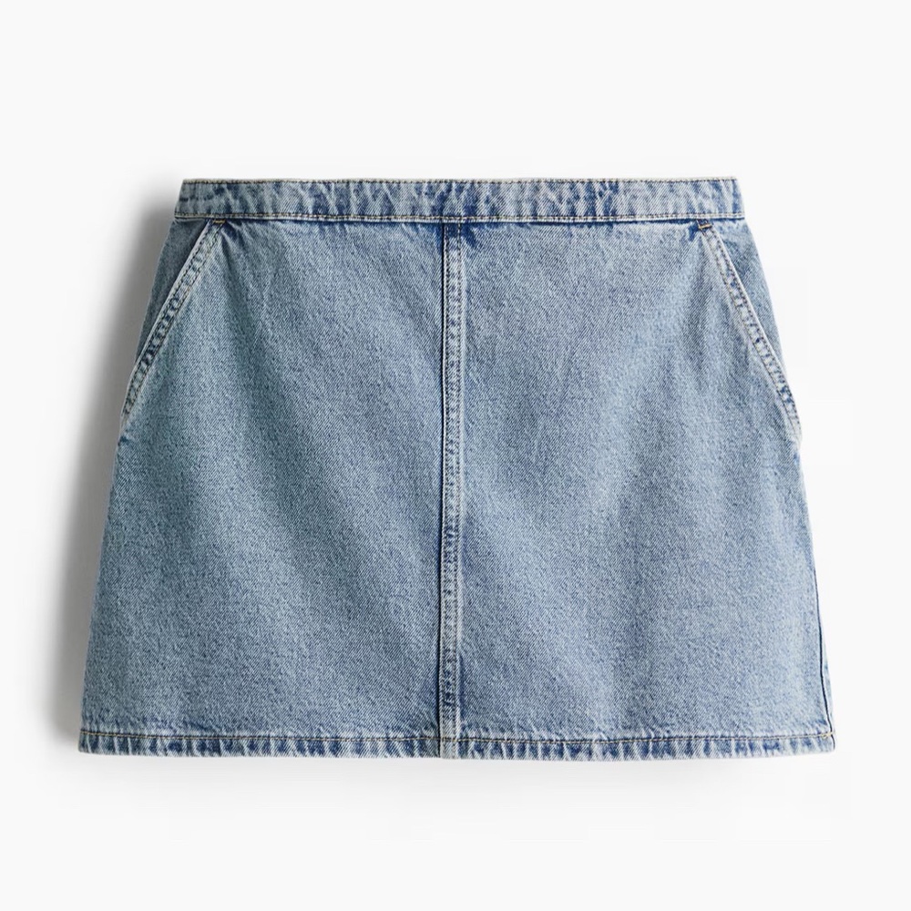 NWT H&M Denim A-Line Miniskirt size 4